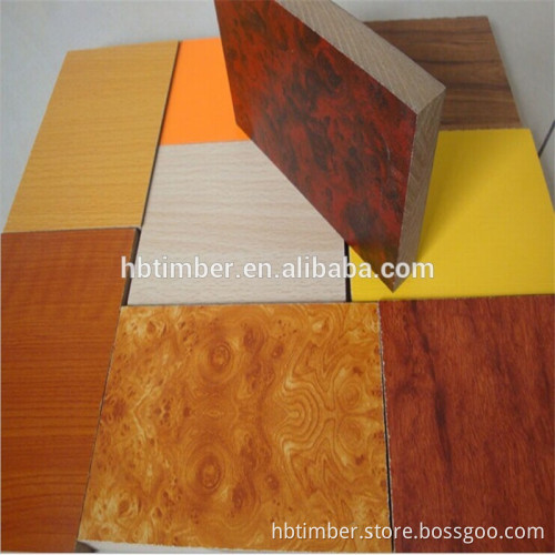 low price for 18mm plain MDF board for interior design